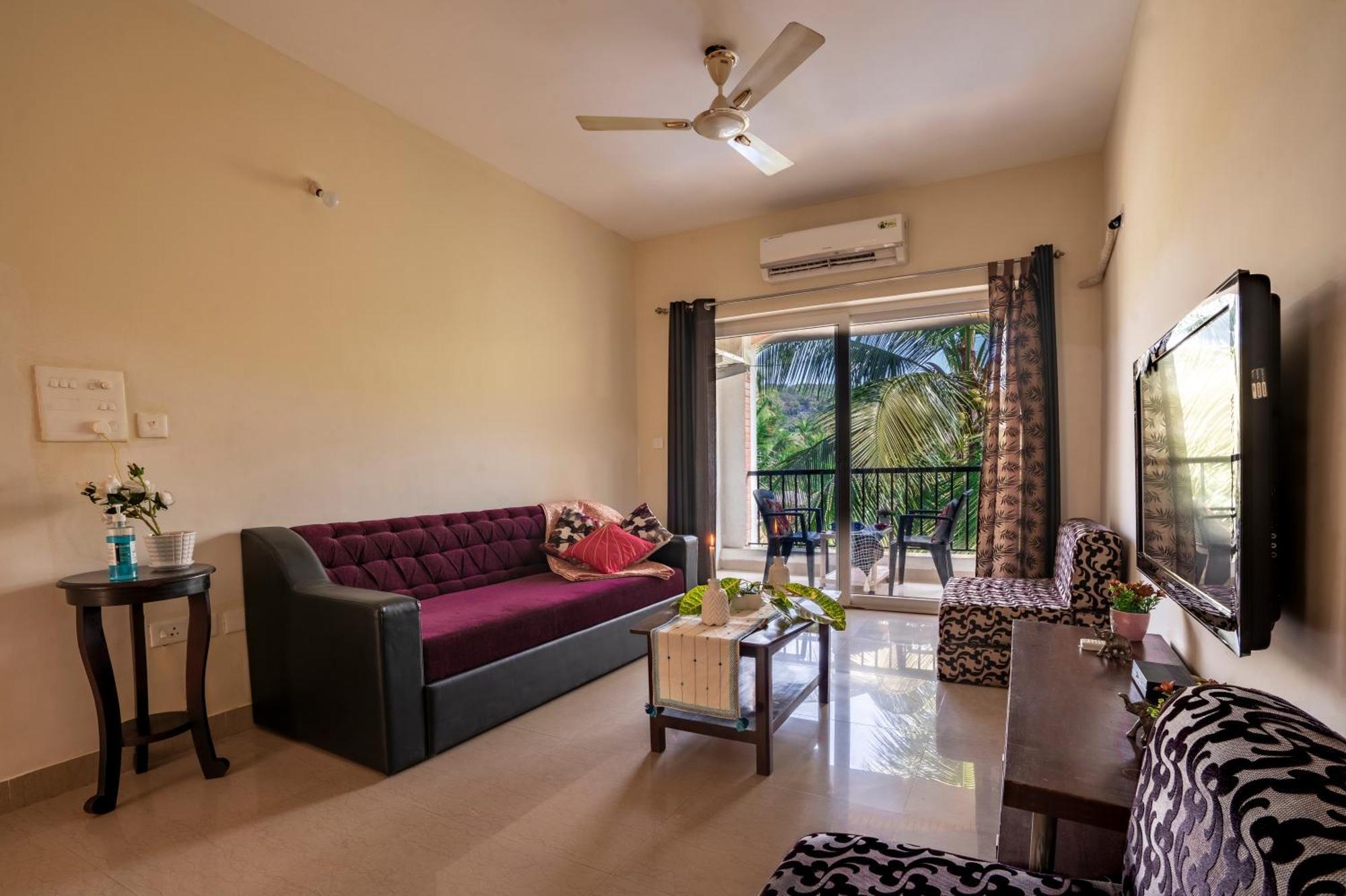 Goa Chillout Apartment - 1Bhk, Бага Екстер'єр фото