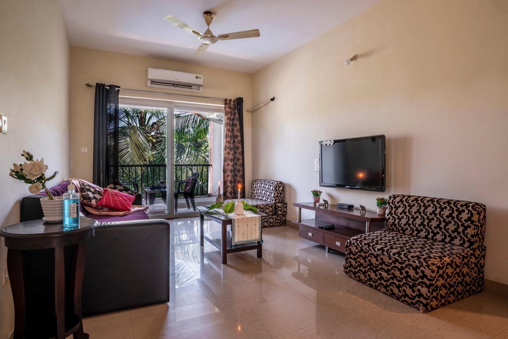 Goa Chillout Apartment - 1Bhk, Бага Екстер'єр фото